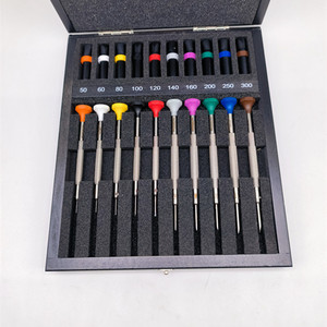 Bergeon 30081-AC10 Surtido <span class=keywords><strong>de</strong></span> 10 Destornilladores Ergonómicos <span class=keywords><strong>de</strong></span> Acero Inoxidable para Relojero <span class=keywords><strong>Kit</strong></span> <span class=keywords><strong>de</strong></span> Herramientas <span class=keywords><strong>de</strong></span> Reparación <span class=keywords><strong>de</strong></span> Relojes - Product Image 1