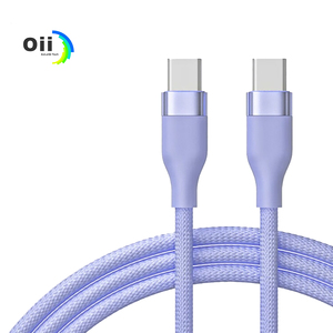 สาย USB-C to C 100W ชิป E-Mark ชาร์จเร็ว สายถักไนลอน สำหรับ iPhone 15/16/17 ใช้กับคอมพิวเตอร์และกล้อง - Product Image 3