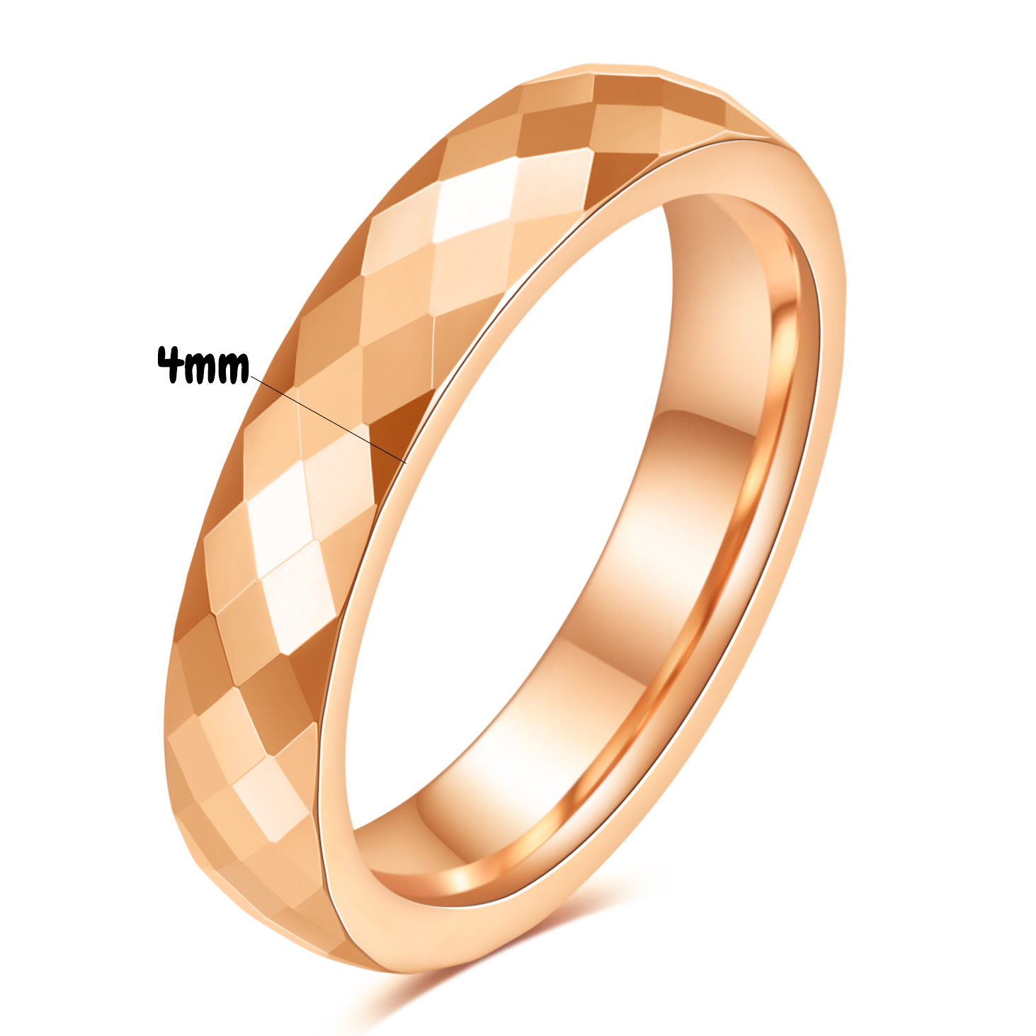 4mm Rose Gold