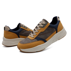 2024 Venta caliente moda Casual zapatos de hombre hechos en China con color naranja para caminar al aire libre - Product Image 5