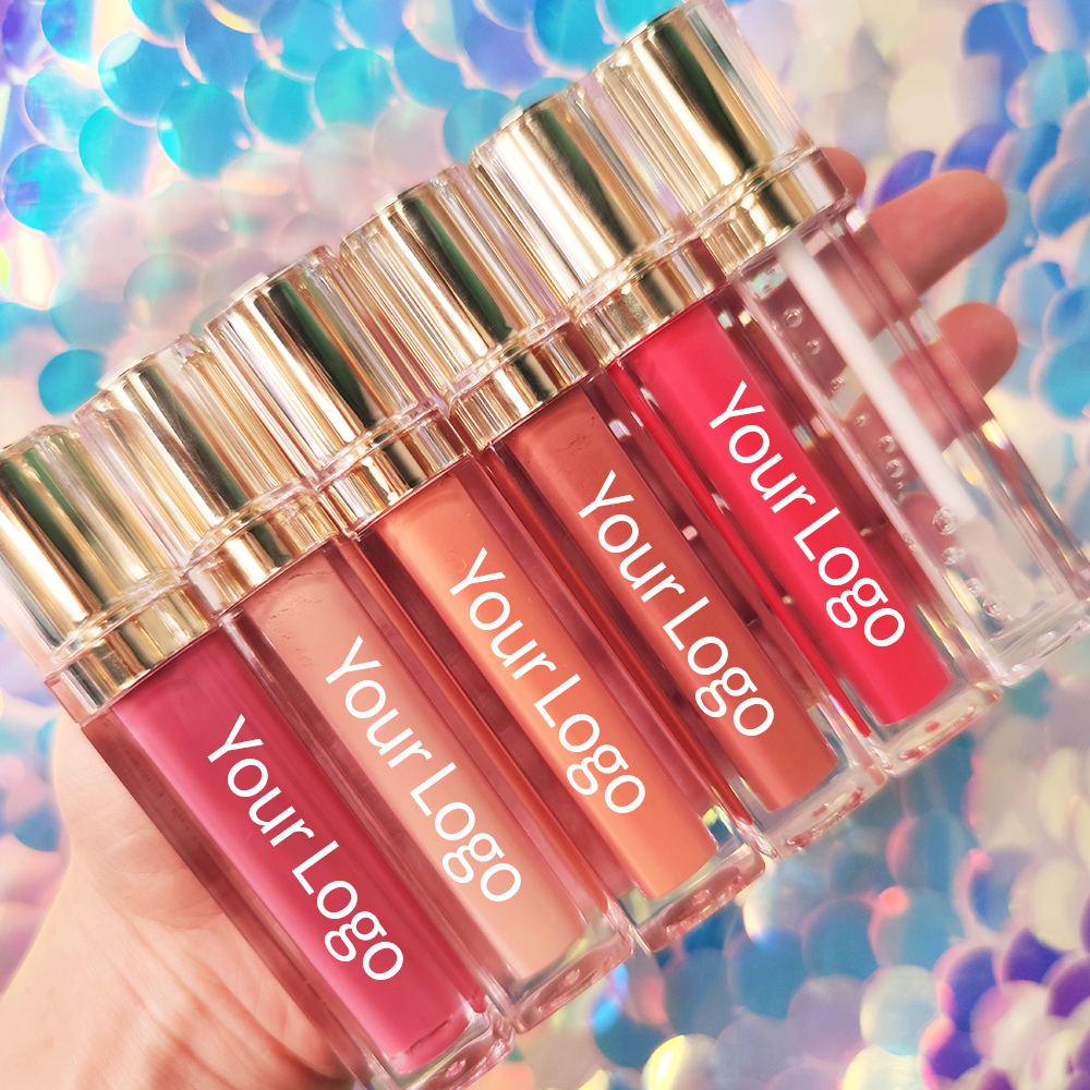 Бесплатный образец! Оптовая продажа 63 Цвета Пользовательский логотип частная этикетка телесный глянцевый блеск для губ поставщик мерцающий Жидкий блеск для губ