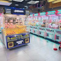 Consoles de jeu à pièces cadeau poupée grue griffe distributeur automatique jouet en peluche Mini griffe Machine pour Arcade Amusement Game Center
