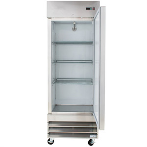 Congélateur vertical commercial à porte vitrée simple, refroidissement par air, pour hôtel et restaurant - Product Image 1