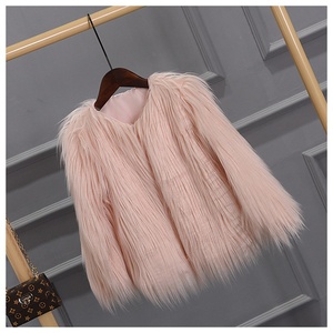 2021 moda rosa bambini <span class=keywords><strong>pelliccia</strong></span> di volpe cappotti fantasia bambine bambini giacche marrone <span class=keywords><strong>per</strong></span> l'inverno - Product Image 4