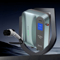 Borne de recharge murale AC 7 kW pour véhicules électriques avec contrôle d'accès, reconnaissance faciale et autorisation RFID pour les communautés et les propriétés