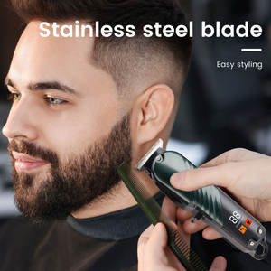 OEM/ODM, cortapelos impermeable, suministro de peluquero, recortadora eléctrica recargable, recortadora de cuerpo, afeitadora para hombres, recortadora de pelo, máquina de afeitar - Product Image 4