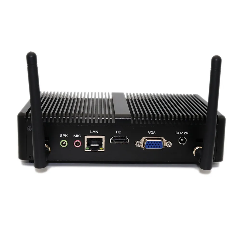 Celeron Mini PC 2955U Dual Display, HD-MI,VGA,Gigabit LAN, PC mikro untuk sistem POS/Pendidikan/UKM kantor PC murah