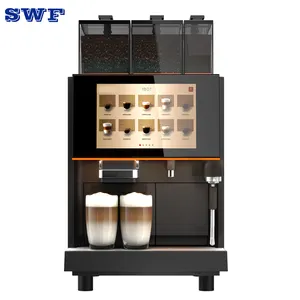 Kaffeevollautomaten Touch Screen completamente automatico baccello a tazza 19bar riscaldamento rapido macchina da caffè Espresso elettrica