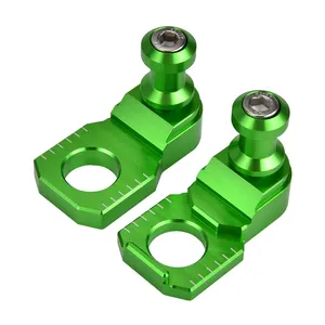 La migliore vendita CNC alluminio OEM Racing Axle Block Slider Swingarm bobine regolatore della catena per moto