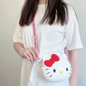 日本のぬいぐるみバックパックかわいい束の口ぬいぐるみKulomiクロスボディバッグYugui犬Mellotte収納ぬいぐるみバッグ小銭入れ