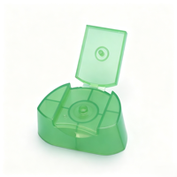 Design unique en forme de feuille d'aloe vera, aspect vert translucide accrocheur, parfait pour le gel d'aloe vera
