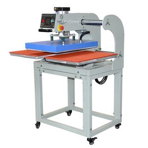Pneumatic Double Station Transfer Press Semi Automatic Heat Press Machine Sublimation <b>Printer</b> Clothing Labels Custom Printed - Product Image 4