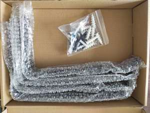 Staffa <span class=keywords><strong>per</strong></span> Mensola Vintage Resistente, Ribaltabile, Rinforzata, 12 Pollici, in Ferro, da Parete, Galleggiante, Dorata - Product Image 6