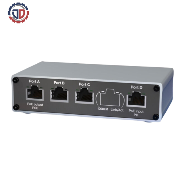 Custom Box Metal Case Enclosure Shell Cnc Machining Precision Sheet Metal Fabrication Parts 4Ports POE Switch Shell Housing Box