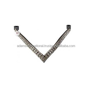 Buena calidad caballo cuero frente banda Bling cristal decorativo fantasía ecuestre deportes occidentales Braile al aire libre caballo Halter - Product Image 1