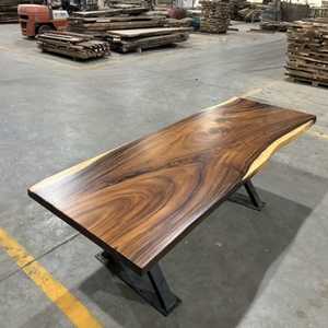 Thickness 50 Walnut Solid Wood Single Board Natural Edge <strong>Table</strong> <strong>Top</strong> in Stock - Product Image 6