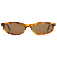 Lunettes de soleil rétro YD1543 en acétate, forme rectangulaire étroite, verres polarisés TAC, protection UV400, logo personnalisé, monture œil-de-chat fine, vente en gros