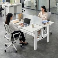 Bureaux électriques modernes à hauteur réglable, bureau ergonomique pour ordinateur, table de direction motorisée, bureaux debout