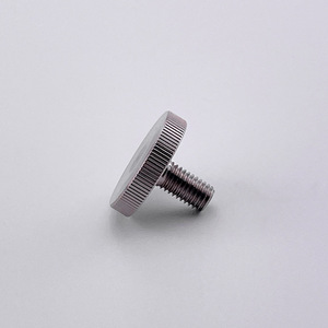 Mw Stainless Steel Knob With Knurled Grip External Thread For Industrial Machinery Use - Product Image 2