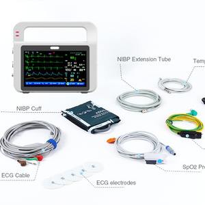 Moniteur patient portable Yonker E5, alimentation CA réglable avec batterie, appareil ECG corps entier, classe II, certifié CE - Product Image 2