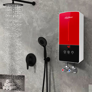 Calentador de Agua Instantáneo sin Tanque, Control Táctil, Elemento Calefactor de Acero Inoxidable, Ahorro de Energía, Resistente al Agua IPX4, Montaje en Pared, Inglés - Product Image 4