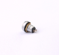 Interrupteurs à bouton-poussoir ronds tactiques d'urgence de sécurité interrupteur à bouton-poussoir en métal 12mm ip67 étanche