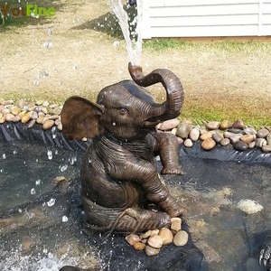 Outdoor-Dekoration Lebensgröße Bronze Elefanten brunnen zu verkaufen - Product Image 5