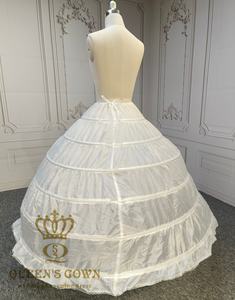 <span class=keywords><strong>Jupon</strong></span> de mariée QUEENS GOWN à taille ajustable, 6 cerceaux, pour robe de bal - Product Image 4