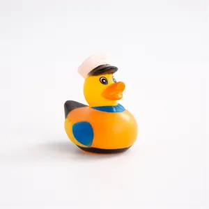 Custom Classic Yellow Floatable Rubber Ducks Shower Baby Bath Toys