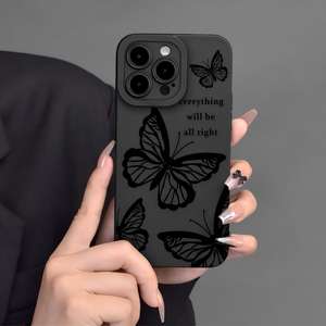 Funda a prueba de golpes para Apple iPhone 15 con un diseño de mariposa colorida, cobertura total y protección contra caídas para la cámara. - Product Image 3