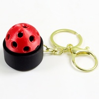 Porte-clés et pendentif de sac en plastique PLA imprimé en 3D, design moderne de ballon de basketball ou de football, jouet anti-stress