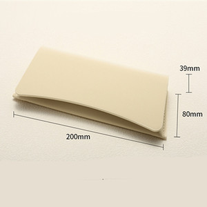 Boîte à lunettes en PU de haute qualité avec logo personnalisé, étui à lunettes blanc avec chiffon de nettoyage - Product Image 5