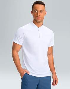 Kaus <span class=keywords><strong>Polo</strong></span> pelindung matahari pria, atasan bernapas untuk kerja di luar ruangan & Golf keren tanpa kerah - Product Image 1