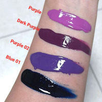 21 couleurs de pigments liquides cosmétiques pour les lèvres, gloss à lèvres, couleurs de rouge à lèvres, pâte colorante, colorant, liquides pour les lèvres verts et violets