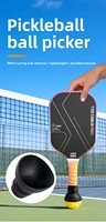 Nouvel outil de récupération de balles de pickleball en silicone, outil de succion pour balles de tennis, accessoire de sport d'extérieur, fabriqué en usine à Zhejiang, vente directe