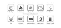 Autoradio universel 9 pouces avec égaliseur multibandes, réglage sonore, streaming Bluetooth, lecteur multimédia USB et carte TF