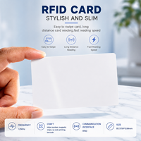 Carte RFID PVC personnalisée imprimée 125KHz TK4100, carte de visite sans contact, carte intelligente avec impression de code QR, code-barres et numéro de série