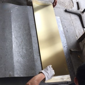 Épaisseur personnalisée 0.15mm-2.2mm 1/4h Plaque décorative en laiton trempé pour la construction - Product Image 2