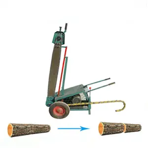 移动锯木厂便携式木锯厂木材切割锯机出售
