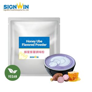 Serie de Bebidas en Polvo de Ube Endulzado con Miel, 100 Paquetes, Mezcla con Agua para Té con Leche - Product Image 6