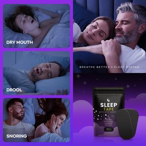 Cinta Bucal Transparente con Aroma a Menta y Lavanda, Silicona de Grado Médico y Tiras Nasales, Cinta Bucal para Dormir con Aceite Esencial - Product Image 5