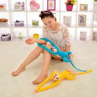 Nouvelle Peluche Singe à Longs Bras Suspendu avec Rembourrage en Coton PP, Fonction Musicale, Plusieurs Couleurs, 70cm, Pour Enfants de 5 à 14 Ans