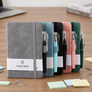 Carnet de notes professionnel personnalisé avec logo, format A5/A6/A7, couverture en cuir imprimée, agenda avec bande élastique, carnet de réunion, cahier d'écriture - Product Image 1