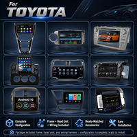 Marco para Radio Android de Toyota, Reproductor Multimedia para Auto, Pantalla Táctil, GPS, WiFi, Sistema de Audio Estéreo, Reproductor de Video USB