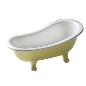 Ciotola in Ceramica <span class=keywords><strong>per</strong></span> Budino, Mini Vasche da Bagno, Contenitore <span class=keywords><strong>per</strong></span> Ghiaccio, Tazza Rosa <span class=keywords><strong>per</strong></span> Casa e Bevande - Product Image 2