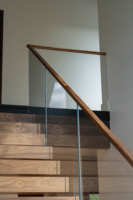 Escaliers flottants pour escalier Mono Stringer Invisible en bois moderne d'intérieur