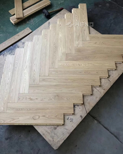 Parquet en bois de couleur naturelle AC5, directement de l'usine, plancher flottant, 8 mm HDF MDF, plancher <span class=keywords><strong>stratifié</strong></span> à lattes larges - Product Image 2
