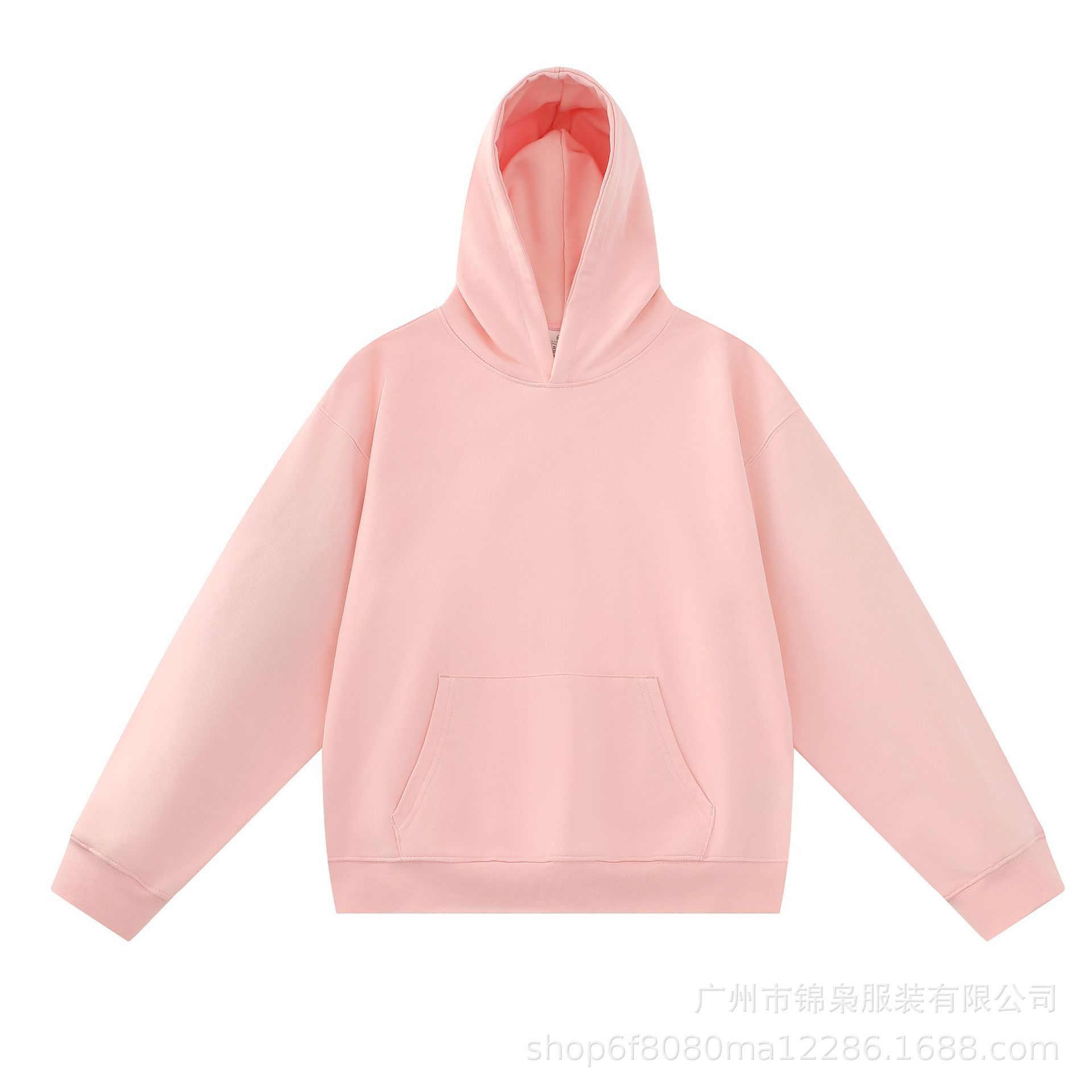 À capuche - rose