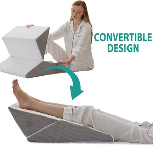 Có thể điều chỉnh chỉnh hình giường nêm gối bộ nhớ bọt cổ gối cho ngủ thoải mái - Product Image 3