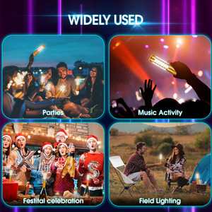 Luz LED Recargable para Botellas de Champán, Barra de Luz Intermitente de Aleación de Aluminio Duradera, Efecto Estroboscópico para Fiestas, Año Nuevo - Product Image 3